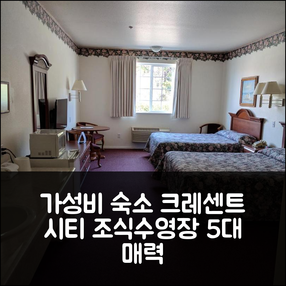 크레센트 시티 숙소 여행 호텔 라이트하우스 인 | 가성비 뛰어난 조식과 수영장 5가지 매력