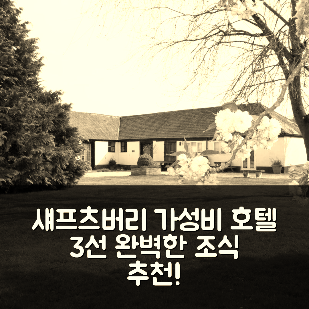 섀프츠버리 숙소 여행 호텔 추천 코너 코티지 | 3가지 가성비와 조식이 뛰어난 완벽한 휴식지 4가지 팁
