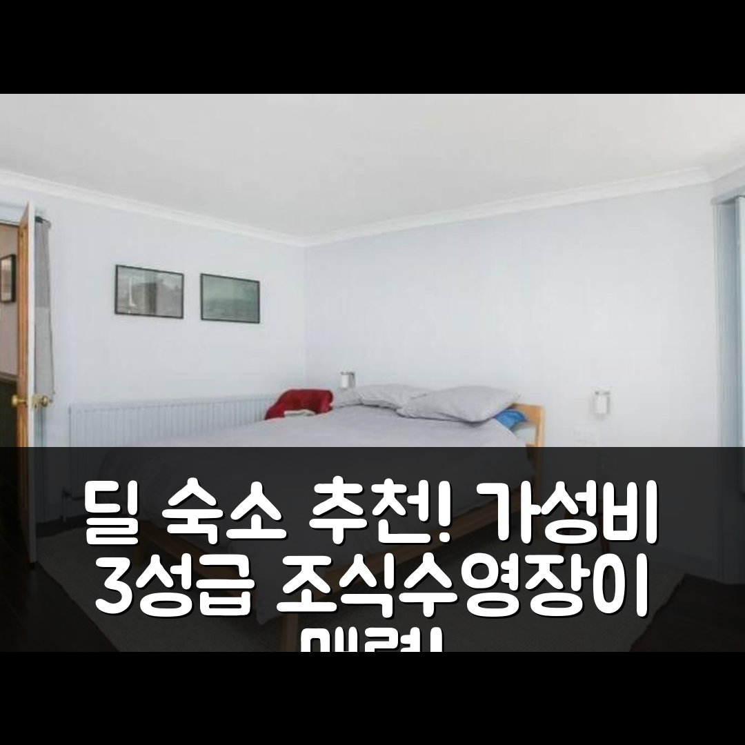 딜 숙소 여행 호텔 추천 스테드패스트 호텔 | 3성급 가성비와 조식, 수영장 정보 7가지